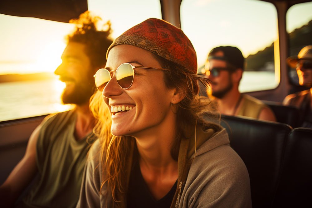 Experimenta la emoción de un viaje en tren de alta velocidad en Turismo.